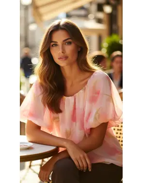 Garde-robe - Blouse - Coraal