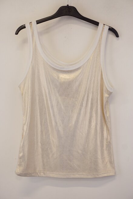Garde-robe - Top - Goud-wit