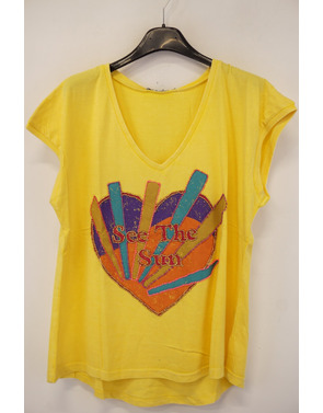 Garde-robe - T-shirt - Geel