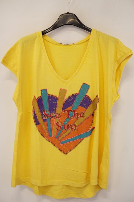 Garde-robe - T-shirt - Geel