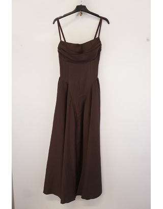 Garde-robe - Lang kleed - Bruin