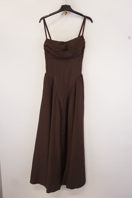 Garde-robe - Lang kleed - Bruin