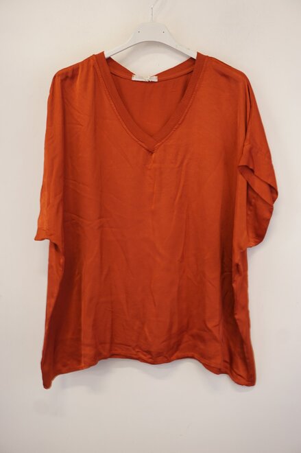 Garde-robe - T-shirt - Donker oranje