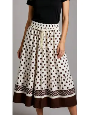 Garde-robe - Lange Rok - Beige