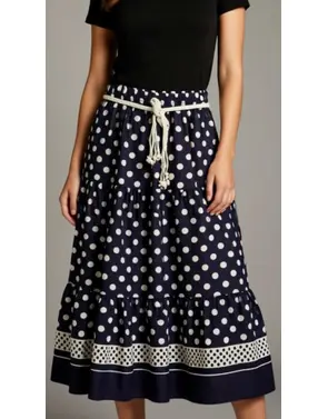 Garde-robe - Lange Rok - Marine