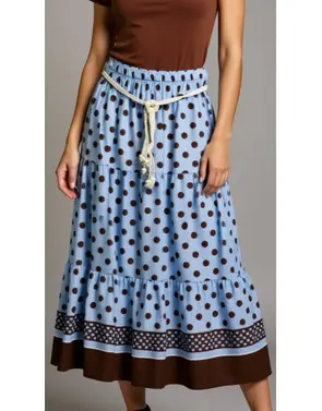 Garde-robe - Lange Rok - Blauw