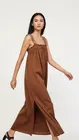 Garde-robe - Lang kleed - Bruin