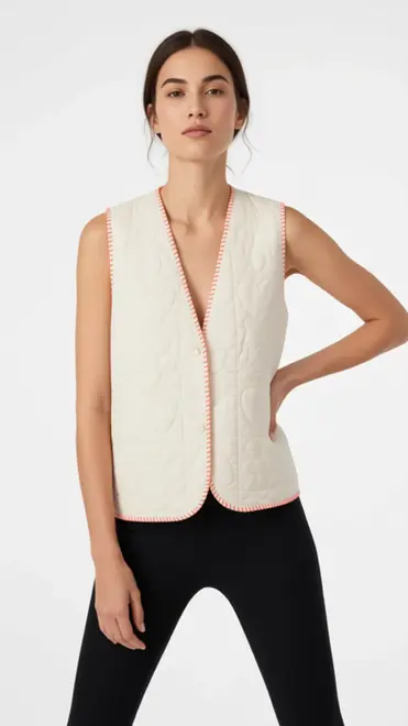 Garde-robe - Gilet - Fluo roze