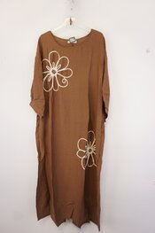 Garde-robe - Lang kleed - Bruin