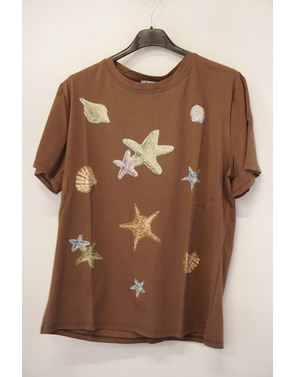 Garde-robe - T-shirt - Bruin