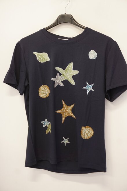 Garde-robe - T-shirt - Marine