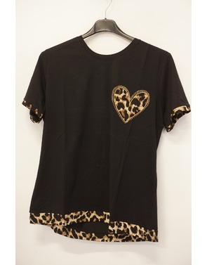 Garde-robe - T-shirt - Zwart