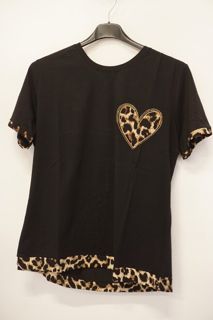 Garde-robe - T-shirt - Zwart