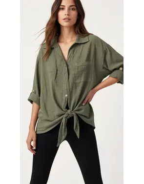 Garde-robe - Blouse - Kaki
