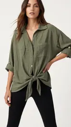 Garde-robe - Blouse - Kaki