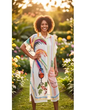 Garde-robe - Lang kleed - Multicolor