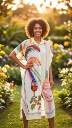 Garde-robe - Lang kleed - Multicolor