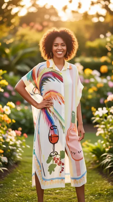 Garde-robe - Lang kleed - Multicolor