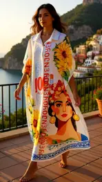 Garde-robe - Lang kleed - Multicolor