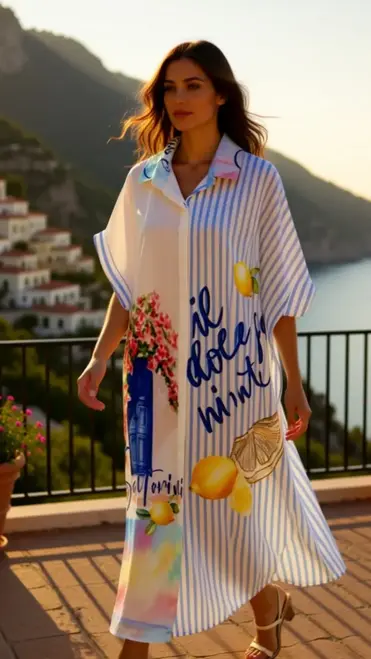 Garde-robe - Lang kleed - Multicolor