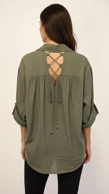 Garde-robe - Blouse - Kaki
