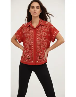 Garde-robe - Blouse - Rood