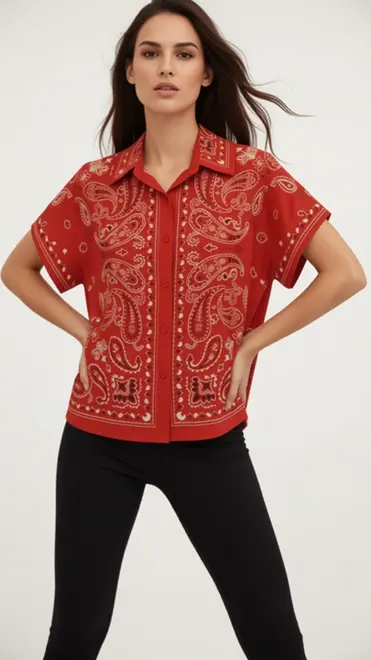 Garde-robe - Blouse - Rood