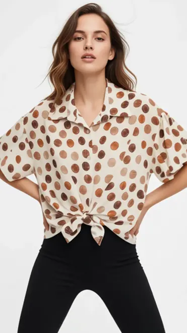 Garde-robe - Blouse - Bruin