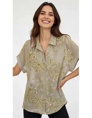 Garde-robe - Blouse - Kaki