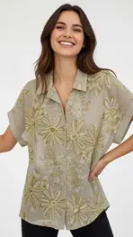 Garde-robe - Blouse - Kaki