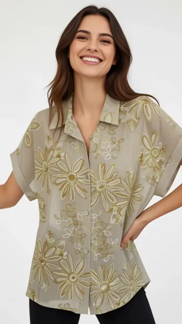 Garde-robe - Blouse - Kaki
