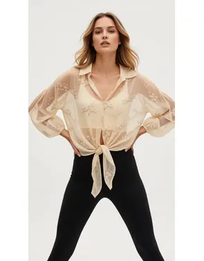 Garde-robe - Blouse - Beige