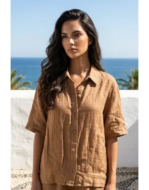 Garde-robe - Blouse - Camel