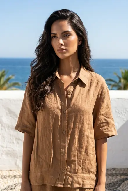 Garde-robe - Blouse - Camel