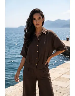 Garde-robe - Blouse - Bruin