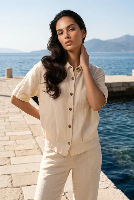 Garde-robe - Blouse - Beige