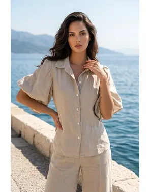 Garde-robe - Blouse - Taupe