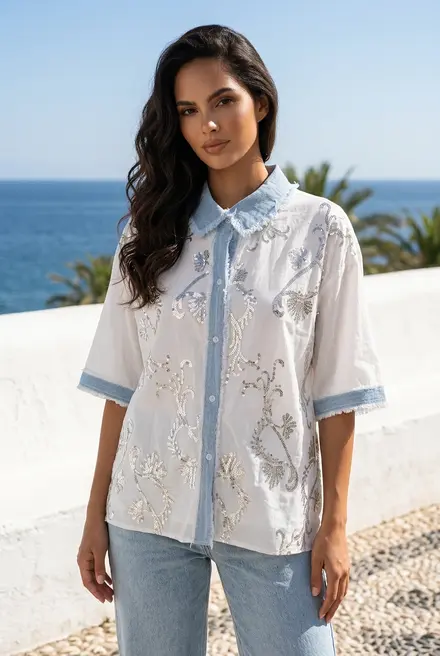Garde-robe - Blouse - Jeans licht