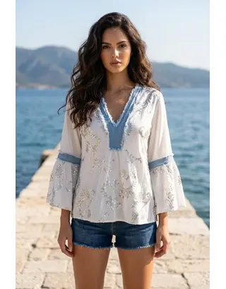 Garde-robe - Blouse - Jeans licht