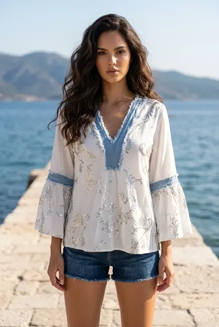 Garde-robe - Blouse - Jeans licht