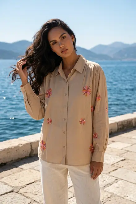 Garde-robe - Blouse - Beige