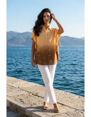 Garde-robe - Blouse - Beige-bruin