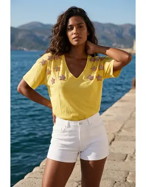Garde-robe - T-shirt - Geel
