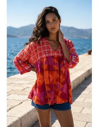 Garde-robe - Blouse - Coraal