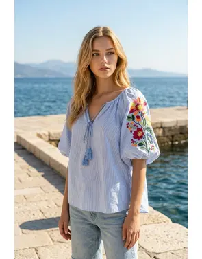 Garde-robe - Blouse - Blauw