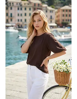 Garde-robe - Top - Bruin