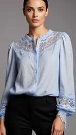 Garde-robe - Blouse - Blauw