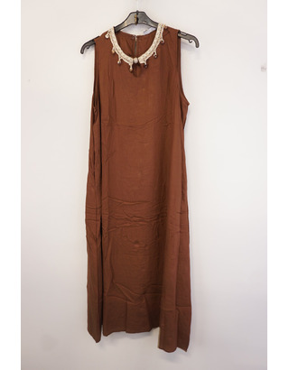 Garde-robe - Lang kleed - Bruin
