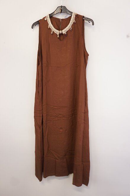 Garde-robe - Lang kleed - Bruin