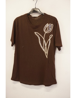 Garde-robe - T-shirt - Bruin